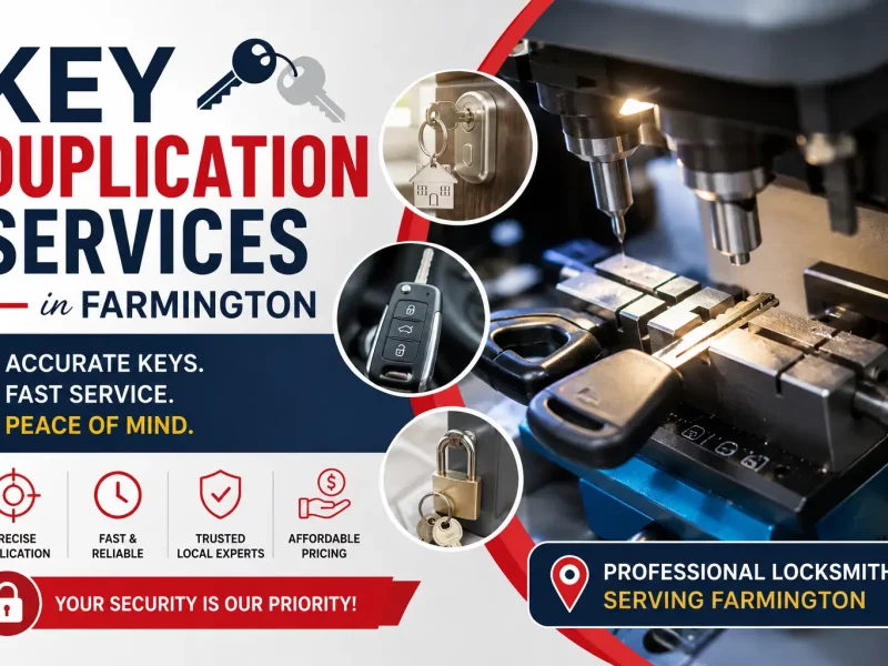 Professional Key Duplication Services in Farmington