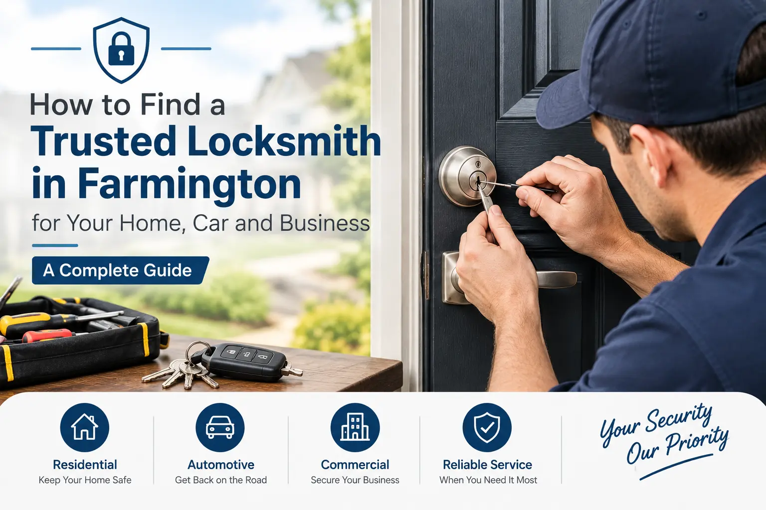trusted locksmith in Farmington