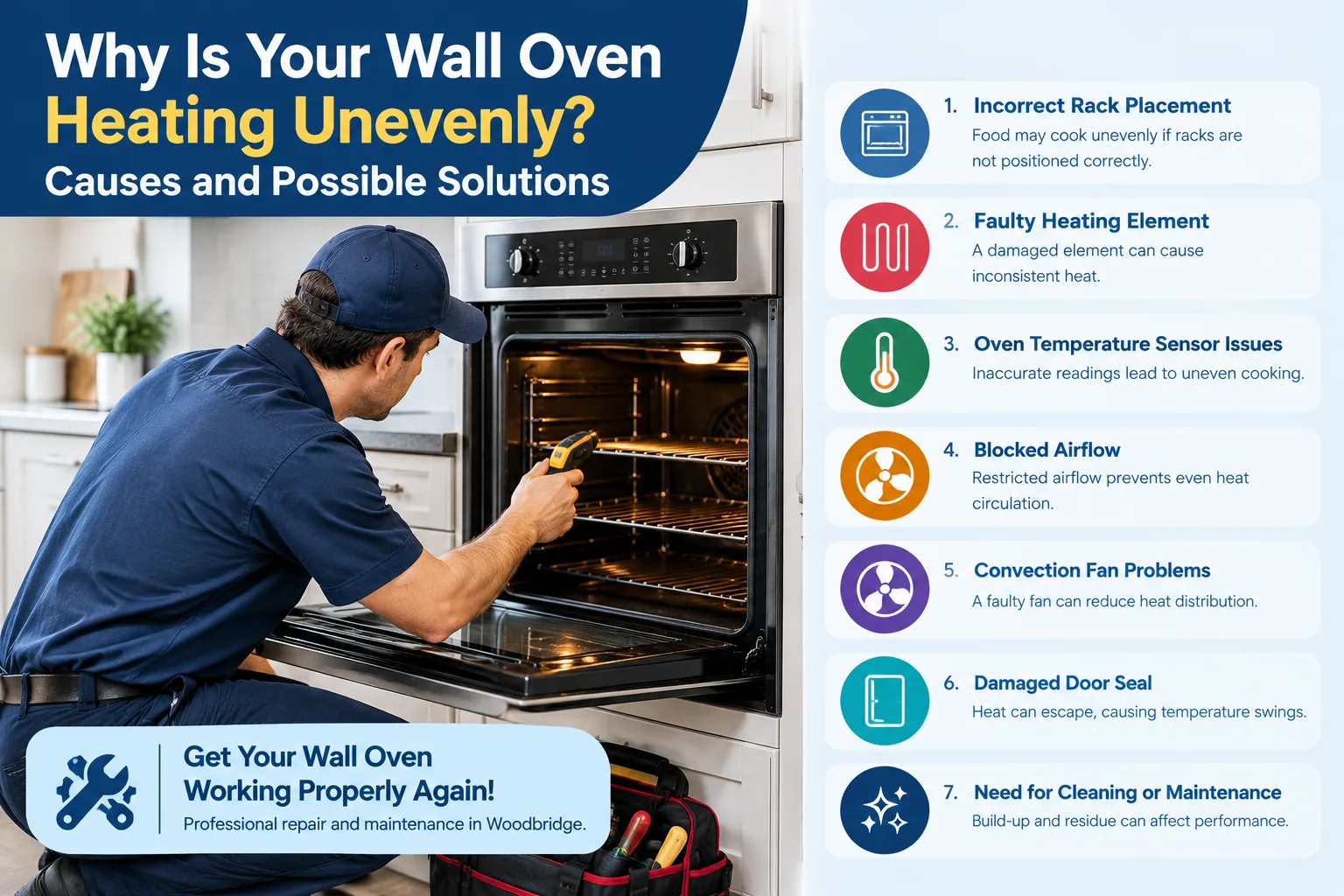 wall oven repair Woodbridge